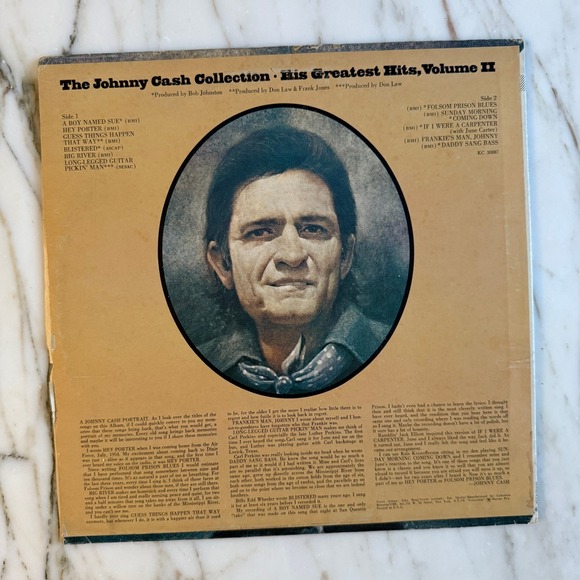 The Johnny Cash Collection: His Greatest Hits, Volume II LP Vinyl Record - Picture 3 of 7